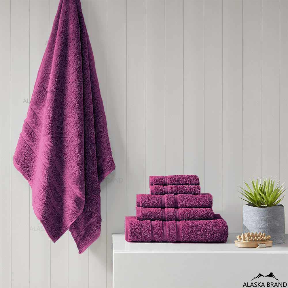 מגבות עבות דגם פרימיום - Premium *כושר ספיגה גבוה* סגול חציל