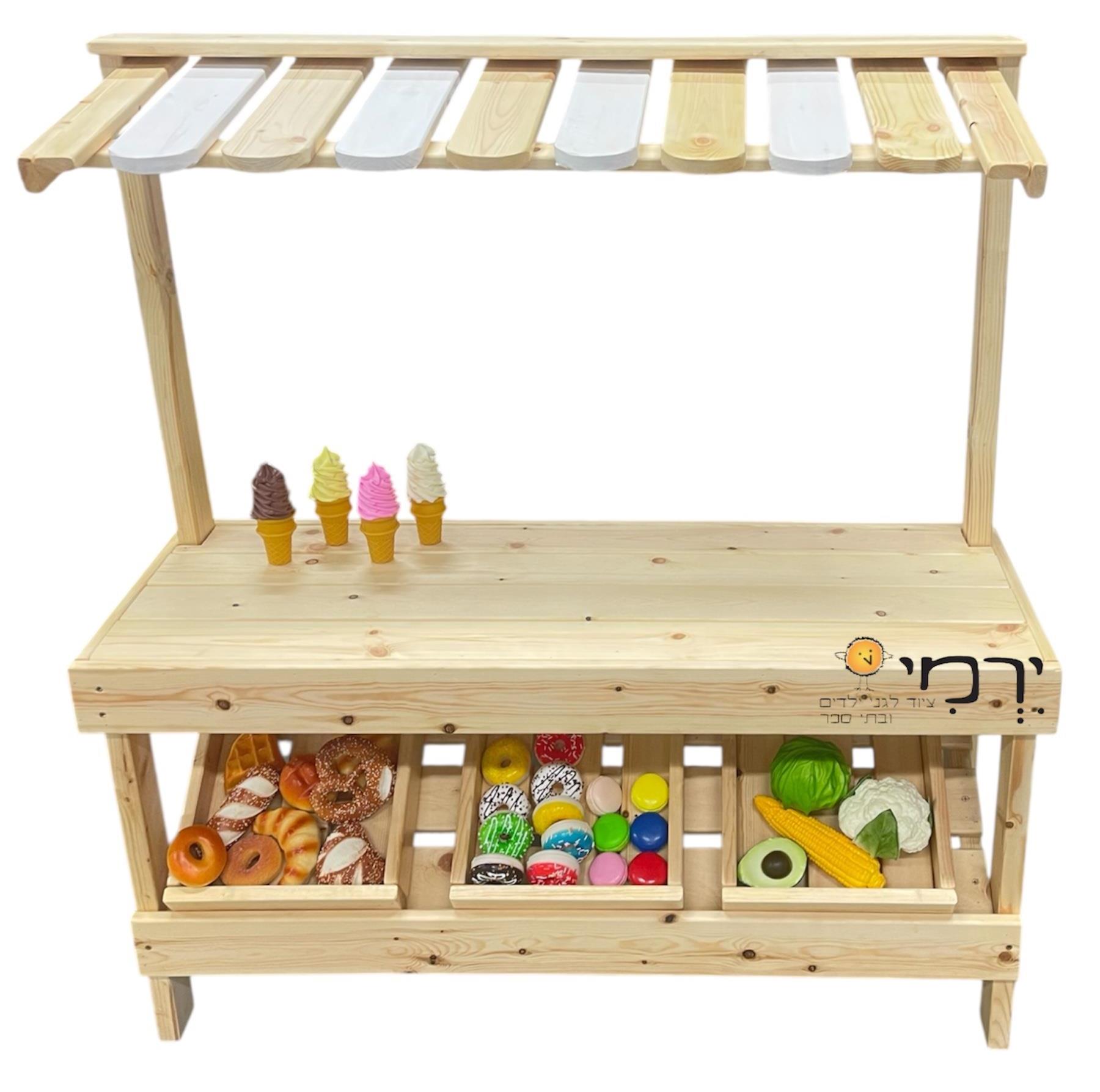 דוכן מכירות עץ מלא דוכן מכירות עץ מלא