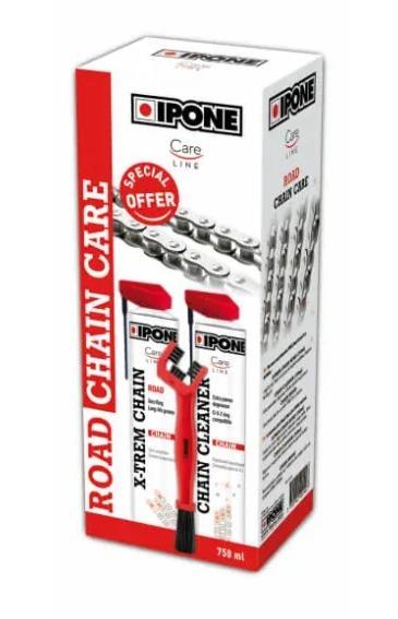 קיט טיפוח ותחזוקת שרשרת אופנועי שטח IPONE X-Trem Chain Off-Road Kit – ניקוי, שימון ומברשת