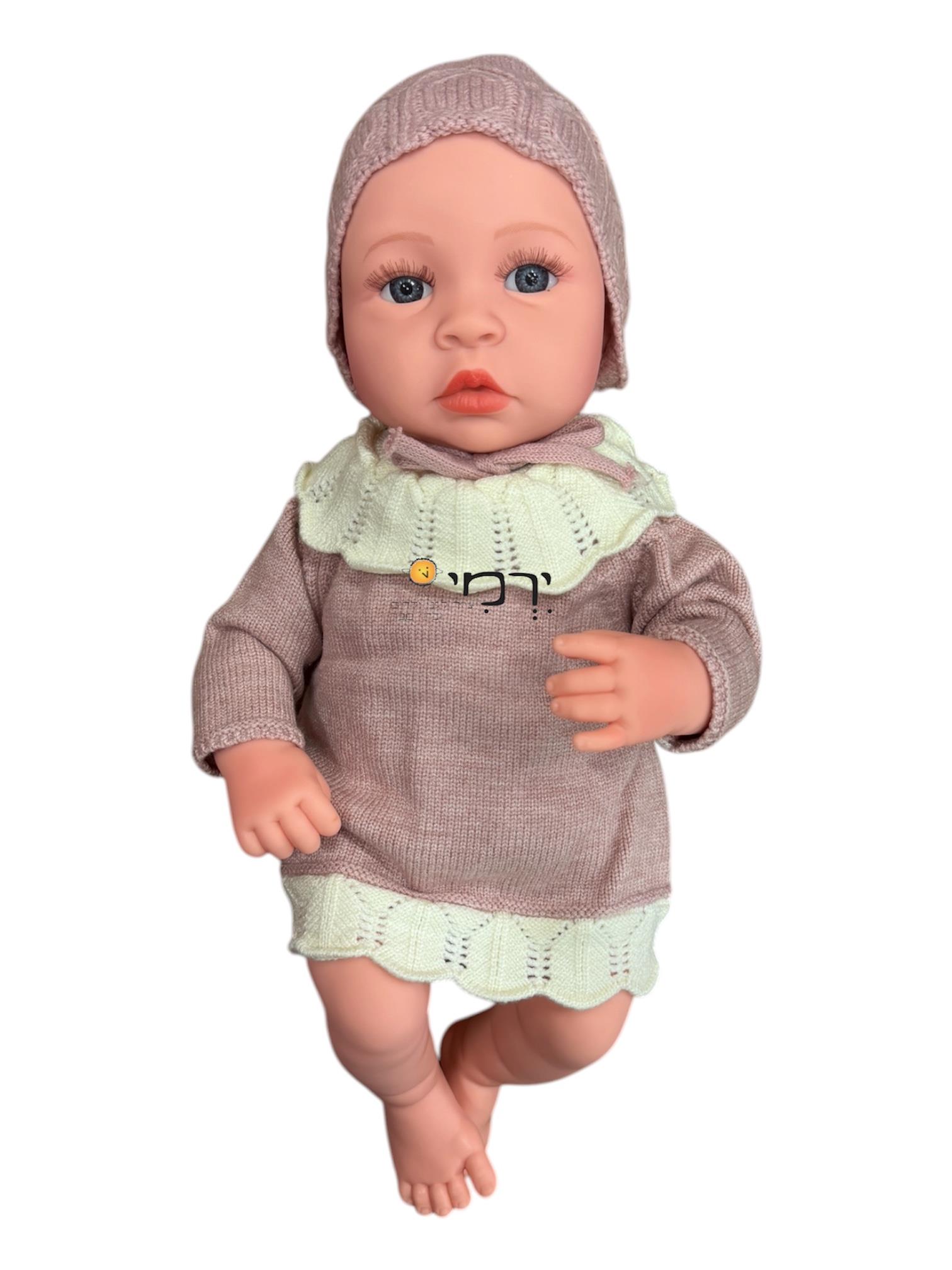 בובה אנטומית - שמלה סרוגה