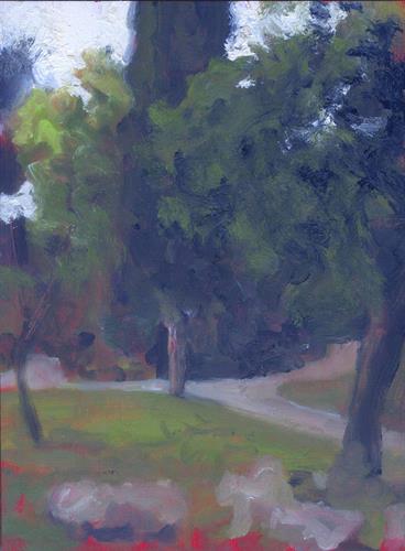 Trees in San Simon, 2022, oil on canvas, 40x50 cm