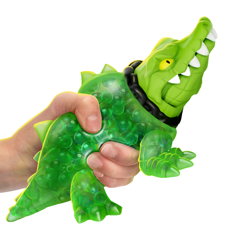 גו ג'יט זו - בובה נמתחת - סטרץ' תנין רוק אקסטרה סקווישי - Goo Jit Zu