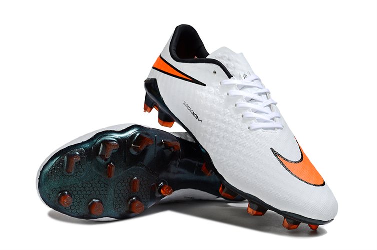 נעלי כדורגל Nike Hypervenom phantom FG לבן כתום