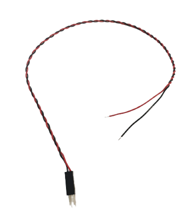 2 חוטים שזורים   2P twisted wires 15cm