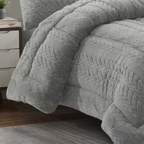 מצעי 100% קורל פליז - רכים ומחממים במיוחד | דגם סוודר Sweater אפור בהיר מצעי 100% קורל פליז - רכים ומחממים במיוחד | דגם סוודר Sweater אפור בהיר