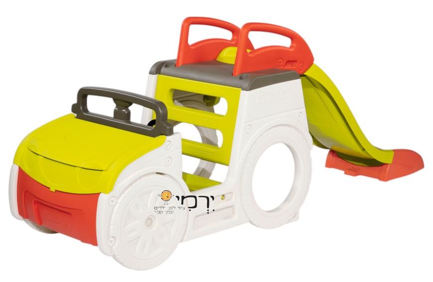 מכונית לחצר + מגלשה