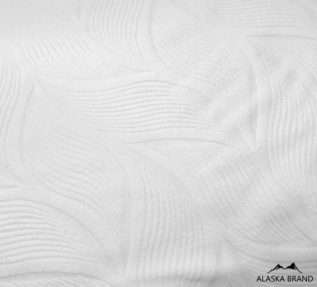 כיסוי לסלון אלסטי 3 חלקים דגם LEAF - לבן | טקסטורת עלים כיסוי לסלון אלסטי 3 חלקים דגם LEAF - לבן | טקסטורת עלים