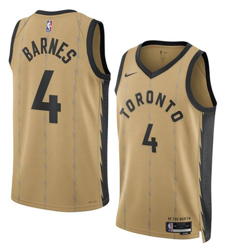 גופיית סקוטי בארנס טורונטו רפטורס NBA זהב