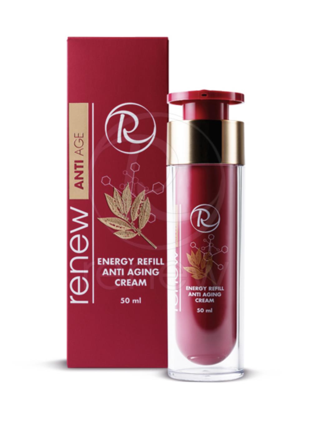 קרם הזנה פעיל אנטי אייג'ינג  Energy Refill Anti Aging Cream Renew