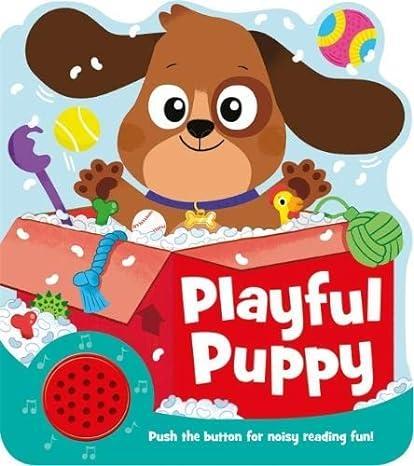 playful puppy - push the button for noisy reading fun