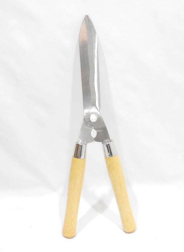 מספריים לגיזום גינה עלים וענפים ידיות מעץ