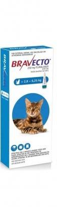 ברבקטו אמפולה לחתול 2.8-6.3 קג - Bravecto ampoule for cat 2.8-6.3 kg