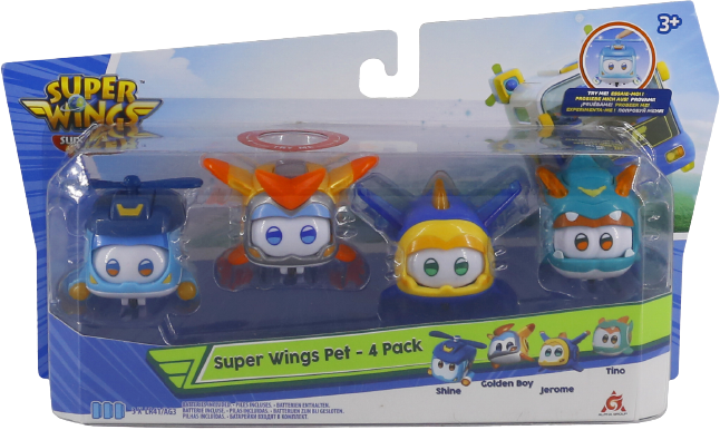 מטוסי על - מארז 4 דמויות גורים (טינו) עונה 7