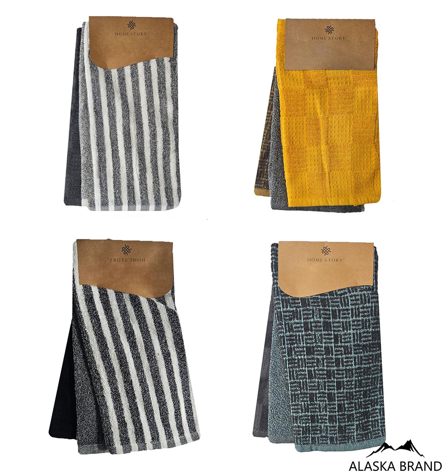 סט 3 מגבות מטבח דגם - מנהטן | מבחר צבעים (כנסו לבחירת צבעים)