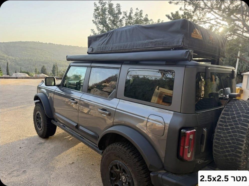 סככת צל ל ברונקו פורד 2.5 מטר על 2.5 מטר קמפינג לייף