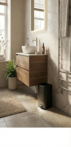 סט פחים בגימור שחור 30 ו 3 ליטר עם דלי פנימי נשלף דגם SRT-07790 מבית honey can do