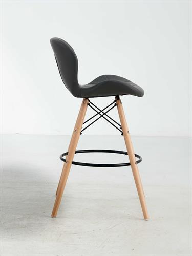 כסא בר מעוצב דגם מונקו צבע אפור כסא בר מעוצב דגם מונקו צבע אפור