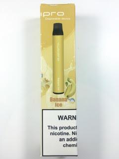 סיגריה אלקטרונית חד פעמית כ 2000 שאיפות Kubipro Disposable 20mg בטעם בננה אייס Banana Ice