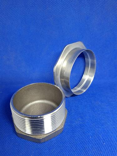 טבעת הלחמה נירוסטה 2 צול ליצרנים עם פקק נירוסטה מכסה הברגה זכר 2 צול BSP קמפינג לייף טבעת הלחמה נירוסטה 2 צול ליצרנים עם פקק נירוסטה מכסה הברגה זכר 2 צול BSP קמפינג לייף