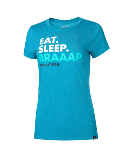 חולצת נשים - W EAT SLEEP BRAP TEE