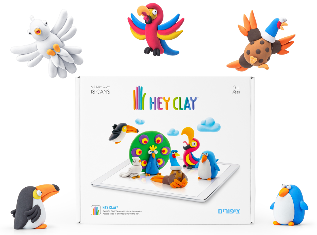 היי קליי - Hey Clay - סט ציפורים