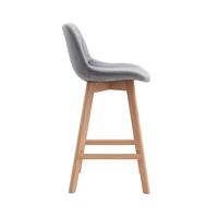 כסא בר מעוצב דגם איטליה צבע אפור