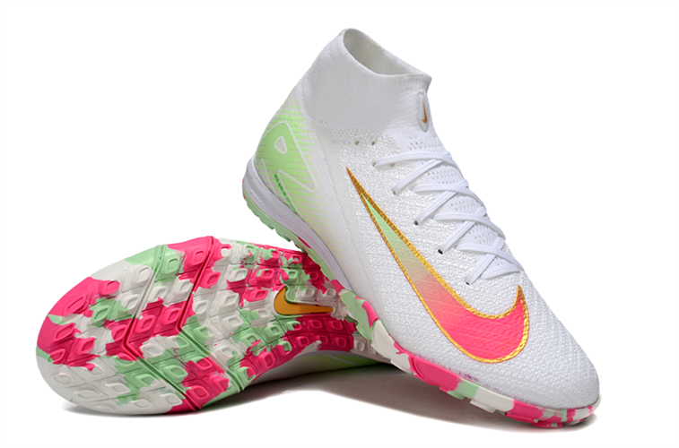 נעלי קטרגל Nike Air Zoom Mercurial Elite FG לבן ורוד