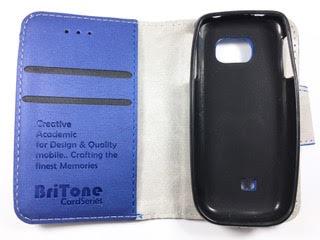 מגן ספר BriTone לנוקיה NOKIA C2 בצבע כחול