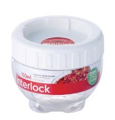 צנצנת פלסטיק מתחברת אינטרלוק 150 מל דגם LOCK&LOCK  INL201
