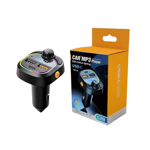 מטען MP3 לרכב עם בלוטות' A3.1 דגם 110MP3-C28