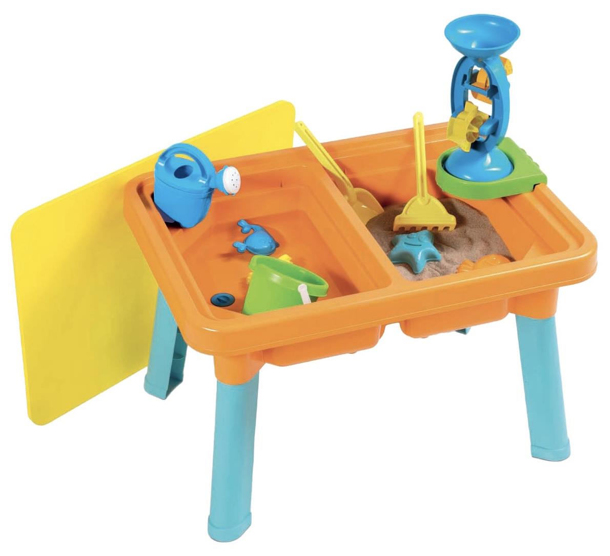 שולחן חול ומים + אביזרים