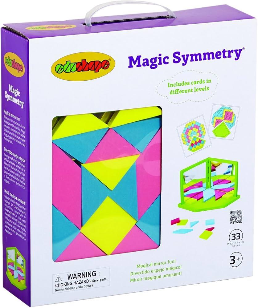 משחק מראתיים צורות הנדסיות ודגמים