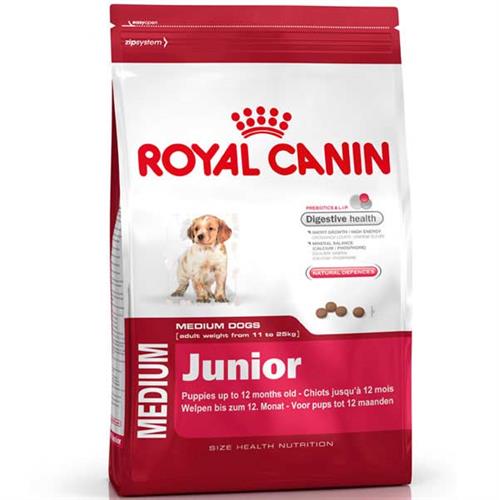מזון יבש לגורי כלבים מגזע בינוני 15 ק"ג 3182550402132 Royal Canin