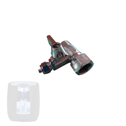 ברז ניל 3/8 כולל יציאת לבר מים - לצינור 8 מ"מ