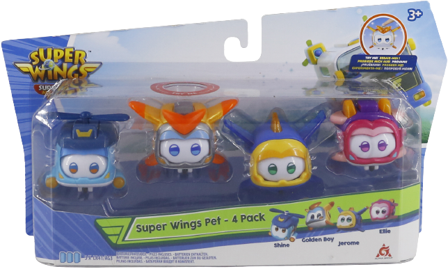 מטוסי על - מארז 4 דמויות גורים (אלי) עונה 7