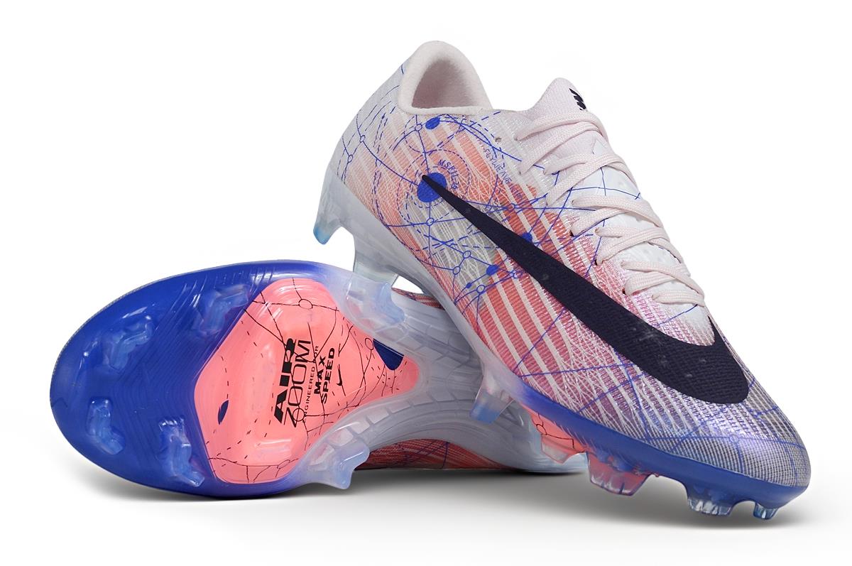 נעלי כדורגל נייק Nike Air Zoom Mercurial Elite לבן כחול
