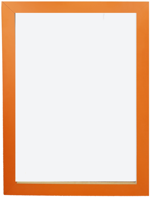 מראה פרספקס 120x80 מסגרת עץ שמנת