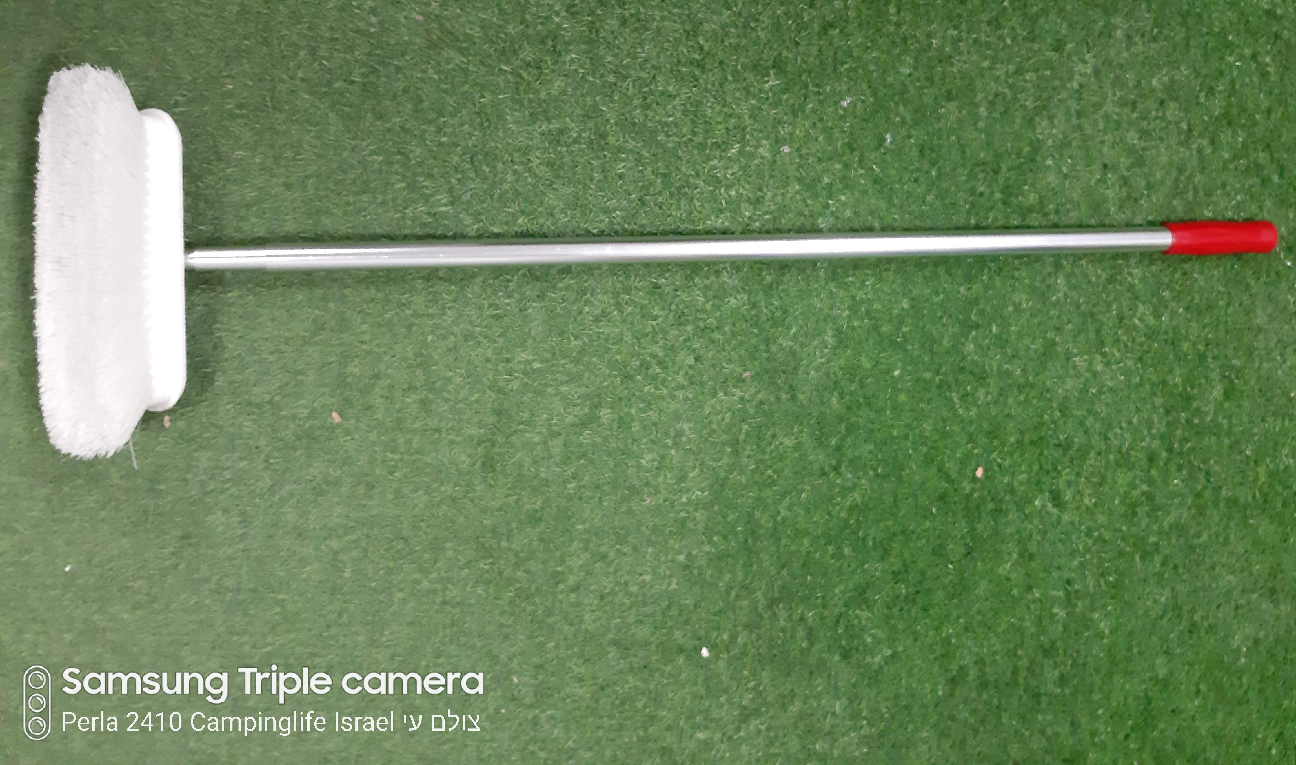 מטאטא גס להורדת אצות בסיס פוליאסטר זיפים גסים לבן ליאכטה ולשטיפה היכן שנדרש ניקוי גס