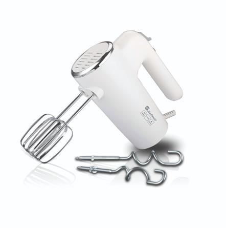 מיקסר יד עוצמתי 300W עם מערבלי לישה ומקצפים - צבע לבן
