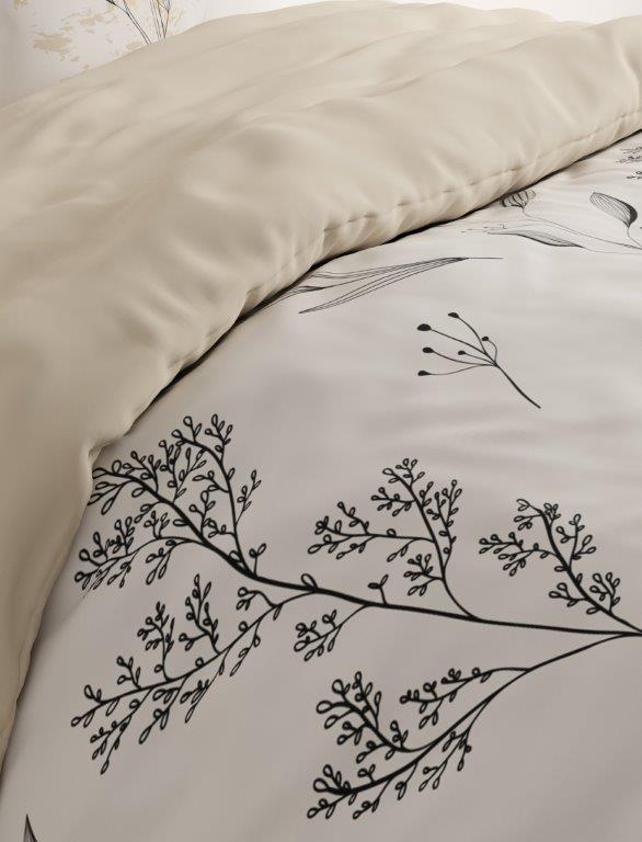 סט מצעים 100% כותנה 180X200 דגם - שיקמה