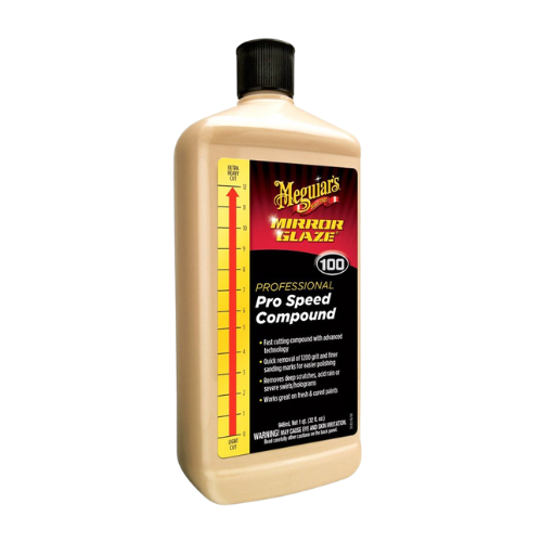 גלון קומפאונד 945 מ"ל להברקת מראות - MIRROR GLAZE PRO SPEED COMPOUND מבית MEGUIAR'S