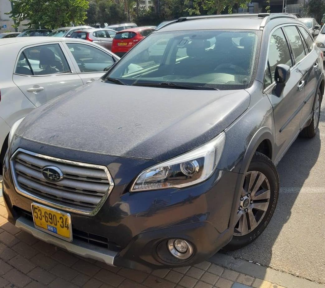 גגון פסי רוחב סובארו אאוטבק לרכב עם פסי אורך מקורי צמוד גג אלומינים אווירודינמי ושקט קמפינג לייף