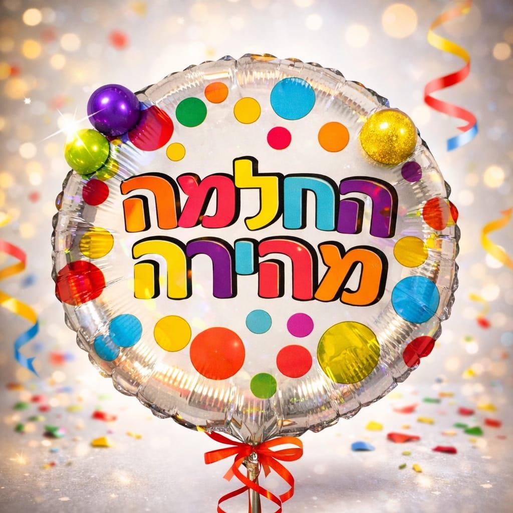 הבלון המשמח - מזל טוב