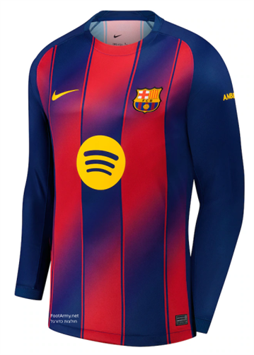 ברצלונה חולצת בית ארוכה 25/26