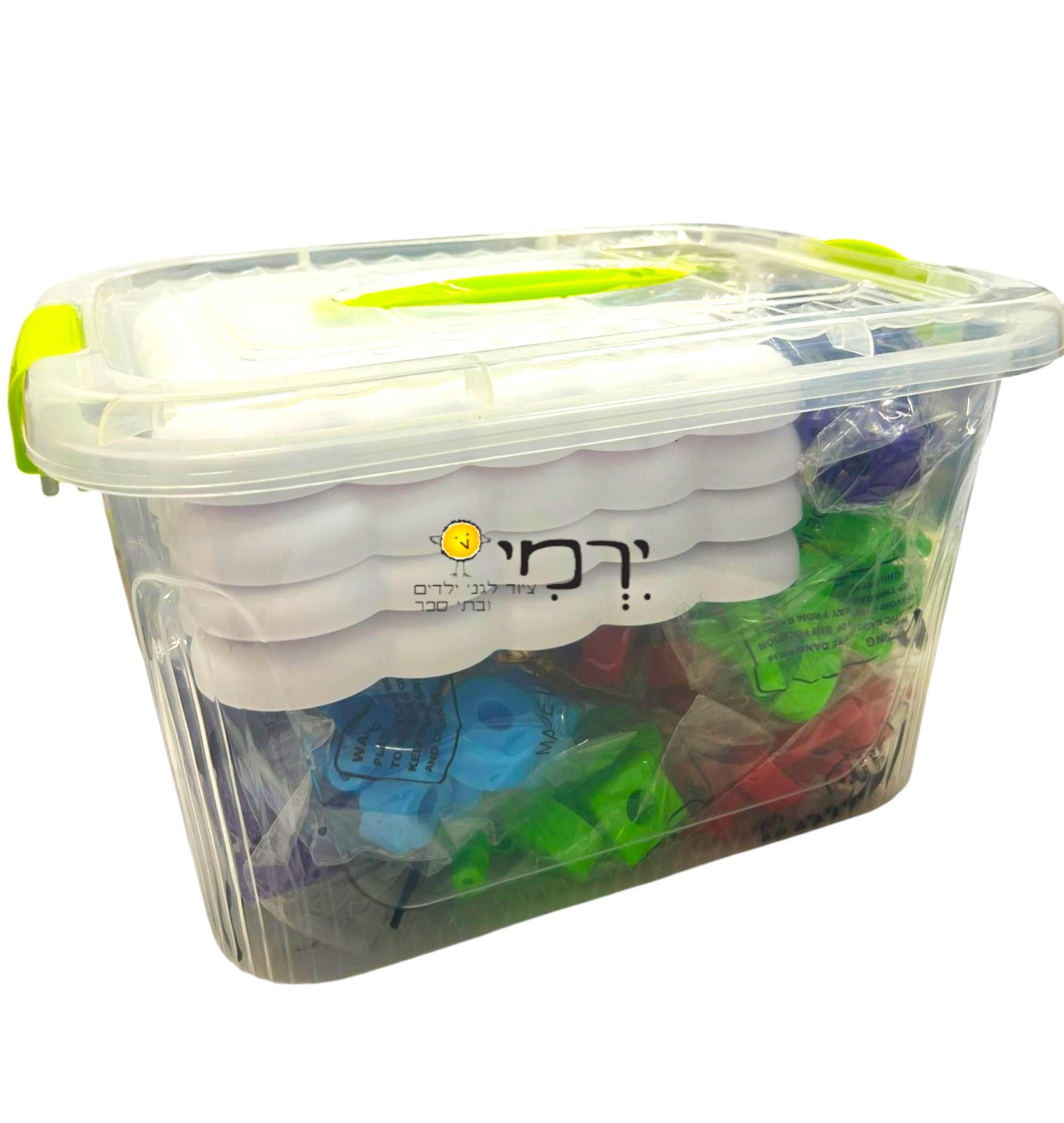פטריות בצורות ענק + 4 לוחות במיכל