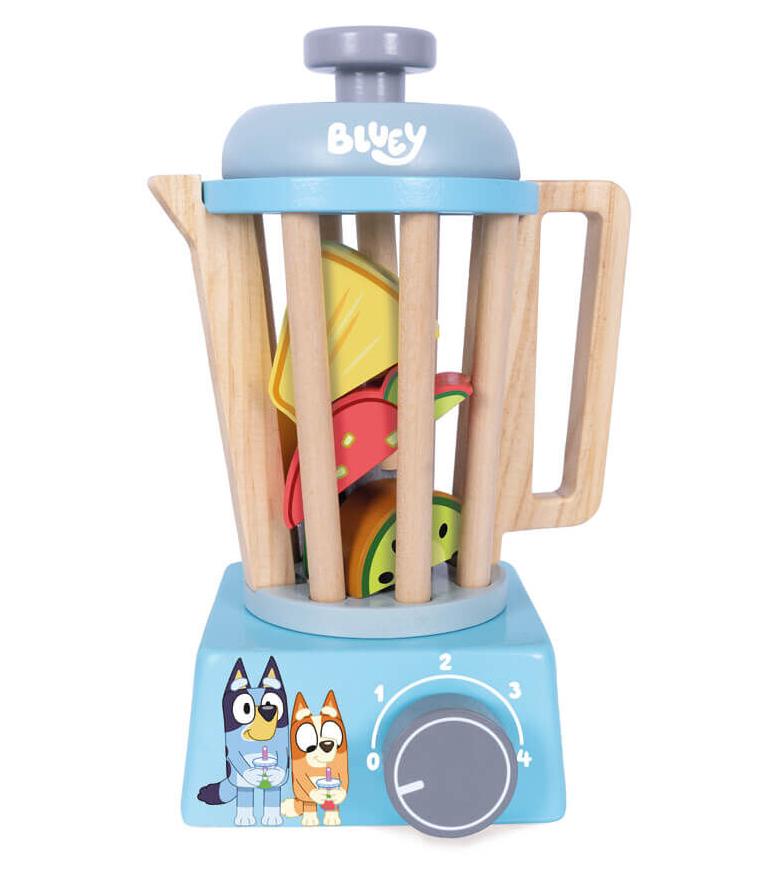 בלואי Bluey סט שייק פירות מעץ 24 חלקים