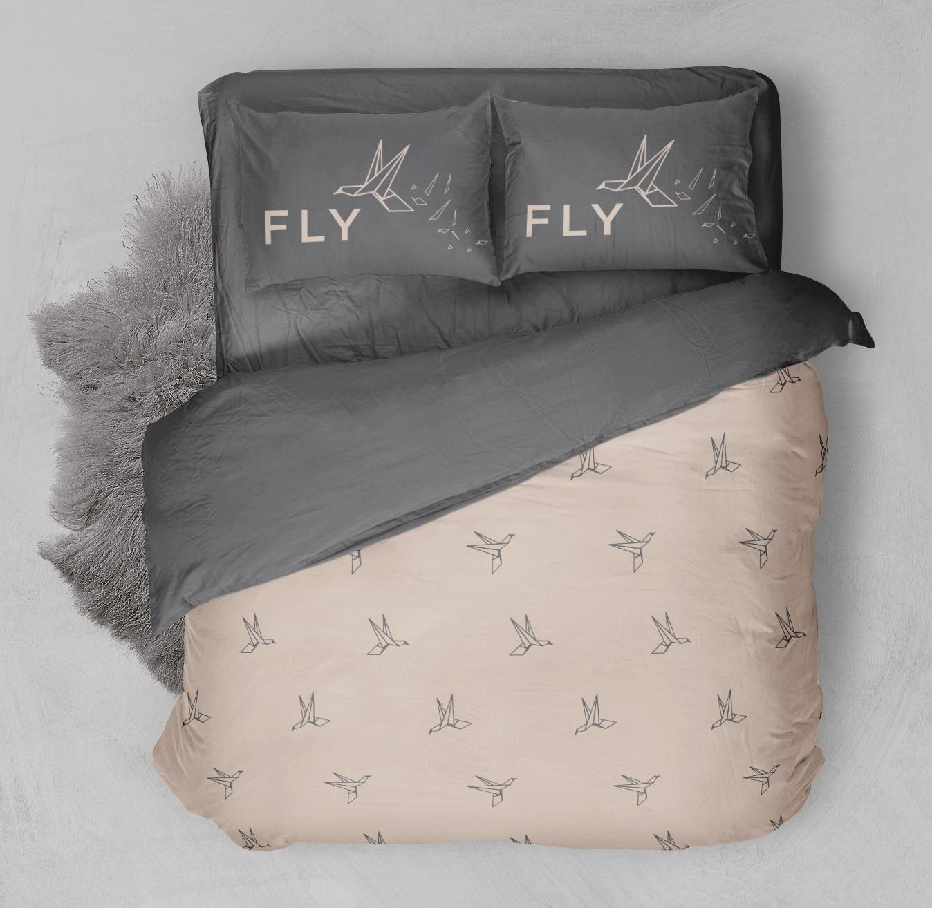 סט מצעים מיטה וחצי 100% כותנה אמילי - Fly