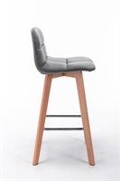 כסא בר מעוצב דגם פאלמס צבע אפור
