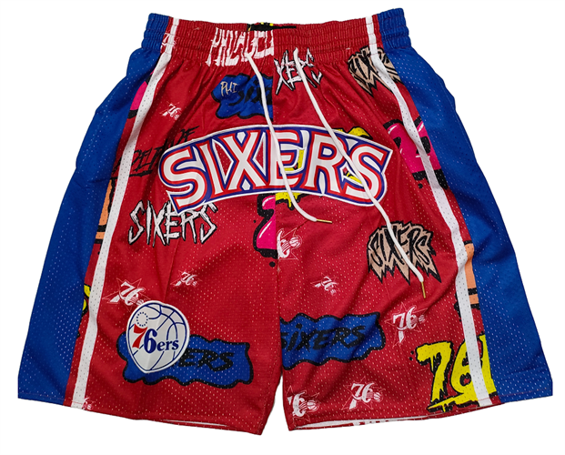 מכנסי פילדלפיה סיקסרס גרפיטי Just Don NBA