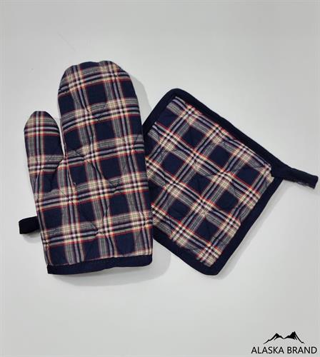 סט כפפה + מחזיק סיר דגם A